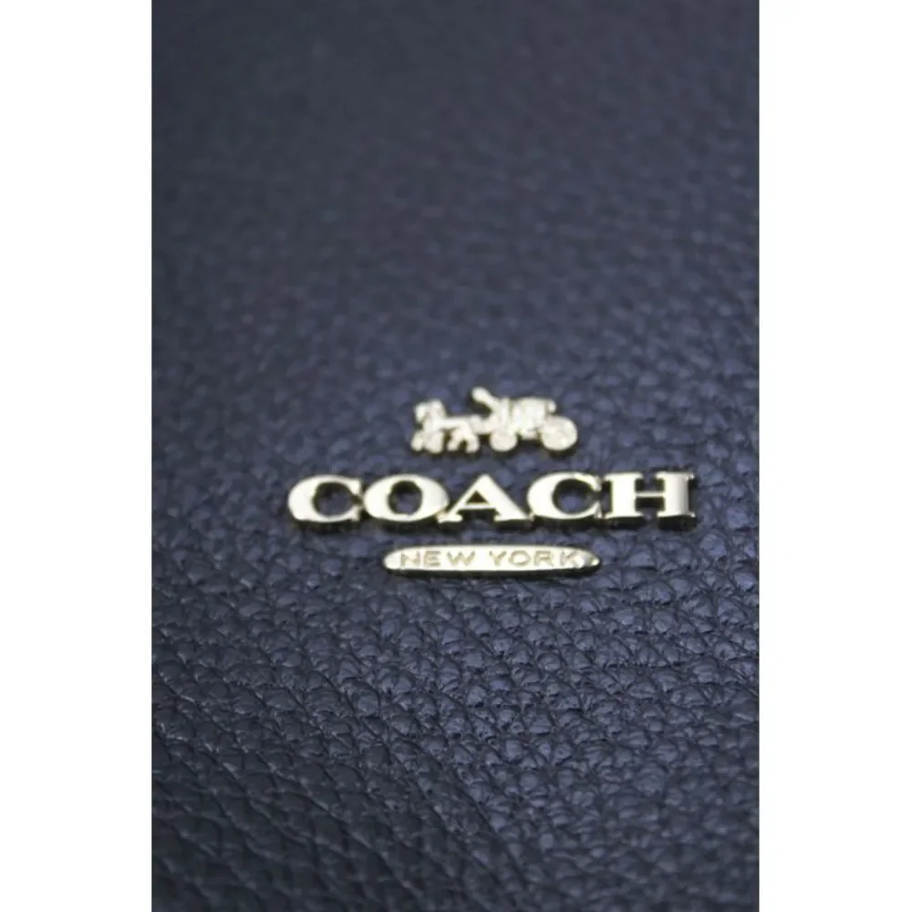 Coach Women's Val Duffle Pebble Leather Crossbody Handbag Black